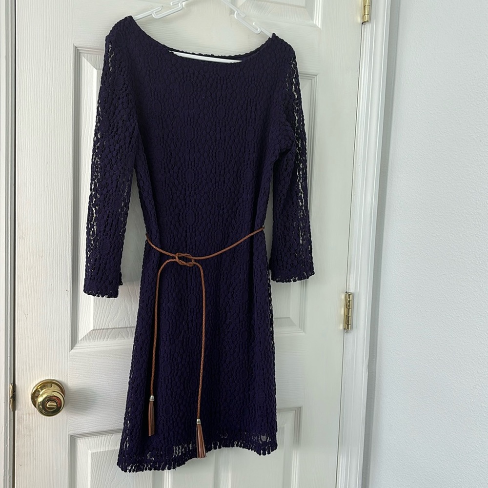 Beautiful purple midi dress